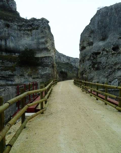 Detalle de los nuevos trazados en la provincia de Burgos <br>Fuente: viasverdes.com