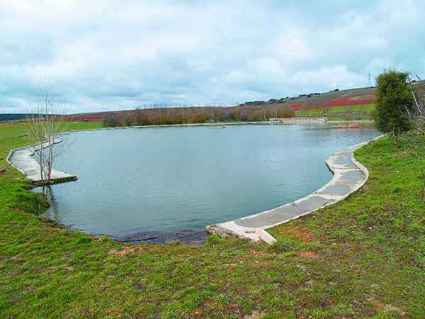 La Charca, como se conoce habitualmente en Cernégula la laguna de Las Brujas.